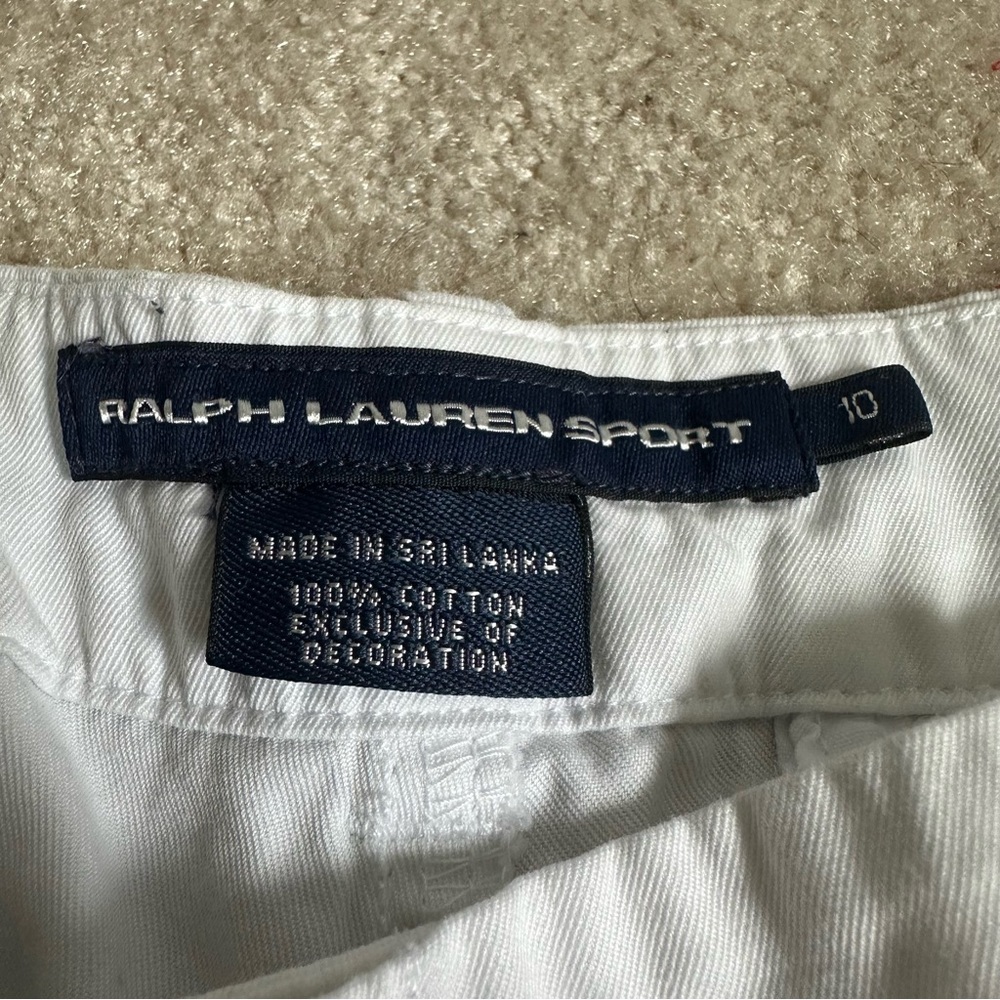 Women’s Ralph Lauren All Over Pony Chino Shorts - Picture 2 of 5